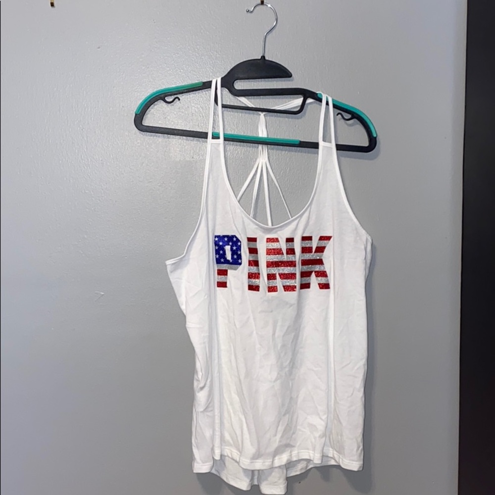 PINK patriotic top
